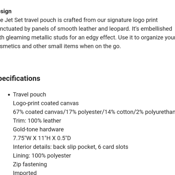 Michael kors jet set Large zip clutch - Picture 4 of 4